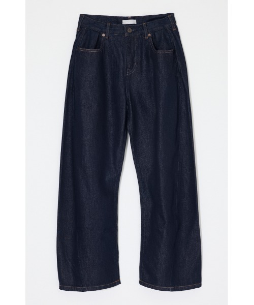 MOUSSY(マウジー)の「LOOSE WAIST DENIM STRAIGHT(デニムパンツ・レディース・ワンウォッシュ/ブルー・0/2/1)」の21枚目の写真