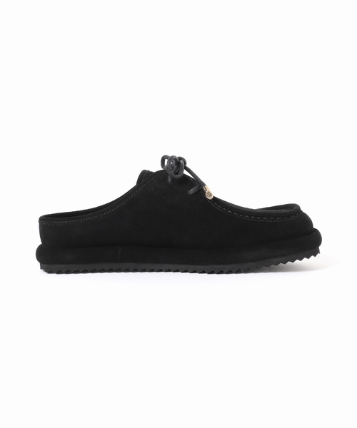 journal standard L'essage（ジャーナルスタンダードレサージュ）の「CAMINANDO/カミナンド SUEDE LACE UP MULES ミュール（その他シューズ・レディース・ブラック・9/XX-SMALL/7/6）」の5枚目の写真