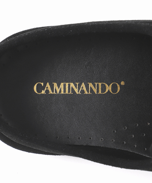 journal standard L'essage（ジャーナルスタンダードレサージュ）の「CAMINANDO/カミナンド SUEDE LACE UP MULES ミュール（その他シューズ・レディース・ブラック・9/XX-SMALL/7/6）」の10枚目の写真
