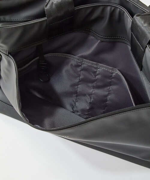 UNION STATION（ユニオンステーション）の「スムースマットトートバッグ[耐水]（トートバッグ・メンズ・ブラック・FREE）」の3枚目の写真