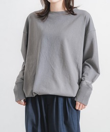 quadro（クオドロ）の「スーパーインレイドロストボートネック（Tシャツ/カットソー）」