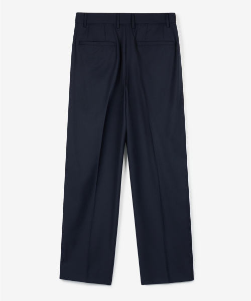 TNGT(ティーエヌジーティー)の「Wool Blend Comfort Semi-Wide Pants (Navy) TNPA6F105N2(スラックス・メンズ・その他・90/82/78/86)」の3枚目の写真