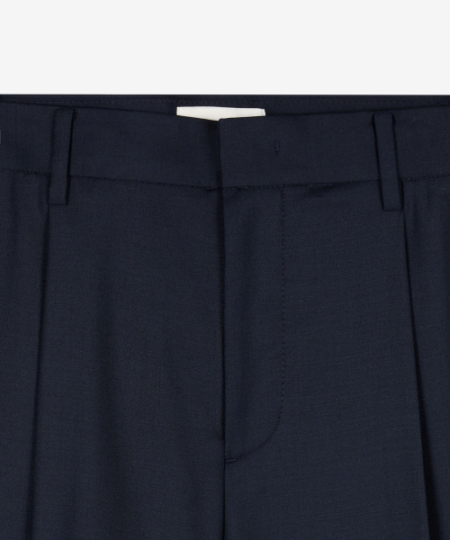 TNGT(ティーエヌジーティー)の「Wool Blend Comfort Semi-Wide Pants (Navy) TNPA6F105N2(スラックス・メンズ・その他・90/82/78/86)」の4枚目の写真