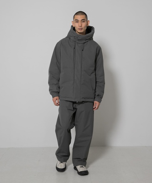 EKAL(エカル)の「『別注』Mizuno×EKAL GORE-TEX WINDSTOPPER ダウンジャケット(ダウンジャケット/コート・メンズ・グレー系その他/ブラック・LARGE/MEDIUM/SMALL)」の11枚目の写真