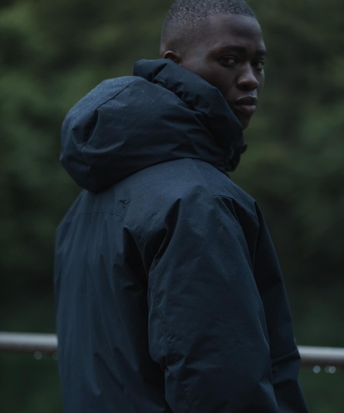 EKAL(エカル)の「『別注』Mizuno×EKAL GORE-TEX WINDSTOPPER ダウンジャケット(ダウンジャケット/コート・メンズ・グレー系その他/ブラック・LARGE/MEDIUM/SMALL)」の13枚目の写真