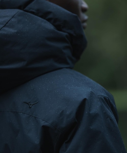 EKAL(エカル)の「『別注』Mizuno×EKAL GORE-TEX WINDSTOPPER ダウンジャケット(ダウンジャケット/コート・メンズ・グレー系その他/ブラック・LARGE/MEDIUM/SMALL)」の14枚目の写真