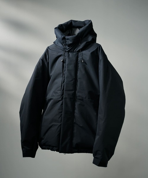 EKAL(エカル)の「『別注』Mizuno×EKAL GORE-TEX WINDSTOPPER ダウンジャケット(ダウンジャケット/コート・メンズ・グレー系その他/ブラック・LARGE/MEDIUM/SMALL)」の16枚目の写真
