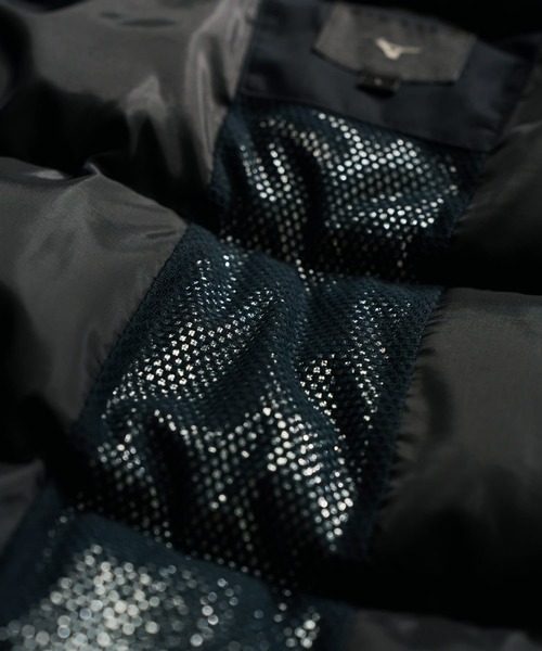 EKAL(エカル)の「『別注』Mizuno×EKAL GORE-TEX WINDSTOPPER ダウンジャケット(ダウンジャケット/コート・メンズ・グレー系その他/ブラック・LARGE/MEDIUM/SMALL)」の21枚目の写真
