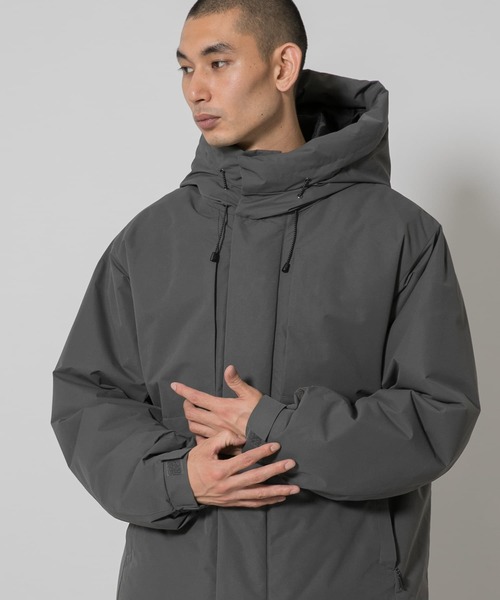 EKAL(エカル)の「『別注』Mizuno×EKAL GORE-TEX WINDSTOPPER ダウンジャケット(ダウンジャケット/コート・メンズ・グレー系その他/ブラック・LARGE/MEDIUM/SMALL)」の4枚目の写真