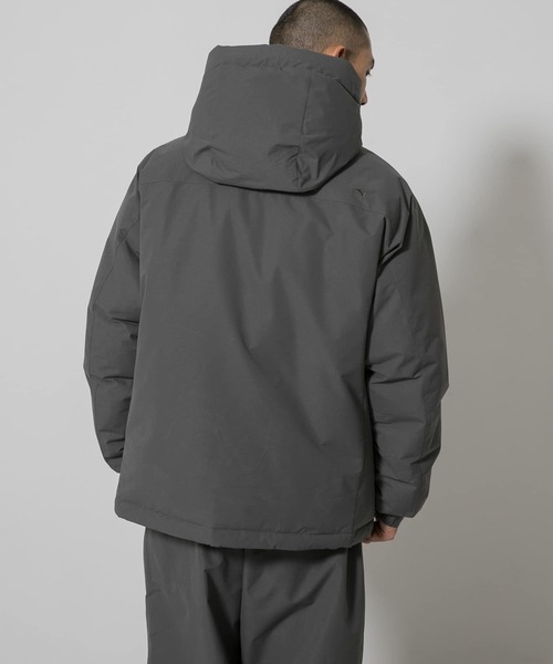 EKAL(エカル)の「『別注』Mizuno×EKAL GORE-TEX WINDSTOPPER ダウンジャケット(ダウンジャケット/コート・メンズ・グレー系その他/ブラック・LARGE/MEDIUM/SMALL)」の7枚目の写真
