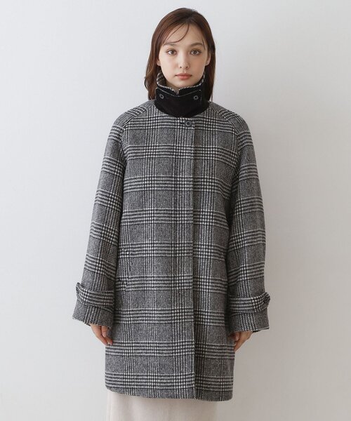 DRESSTERIOR(ドレステリア)の「バルマカンコクーンコート(ステンカラーコート・レディース・ナチュラル/ブラック系1・36)」の12枚目の写真