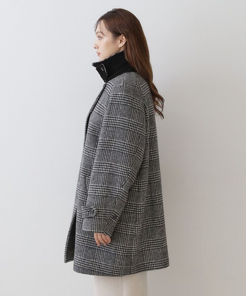 DRESSTERIOR(ドレステリア)の「バルマカンコクーンコート(ステンカラーコート・レディース・ナチュラル/ブラック系1・36)」の13枚目の写真