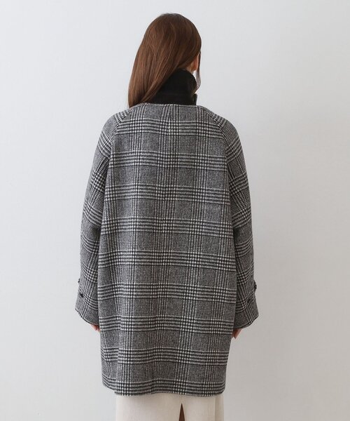 DRESSTERIOR(ドレステリア)の「バルマカンコクーンコート(ステンカラーコート・レディース・ナチュラル/ブラック系1・36)」の14枚目の写真