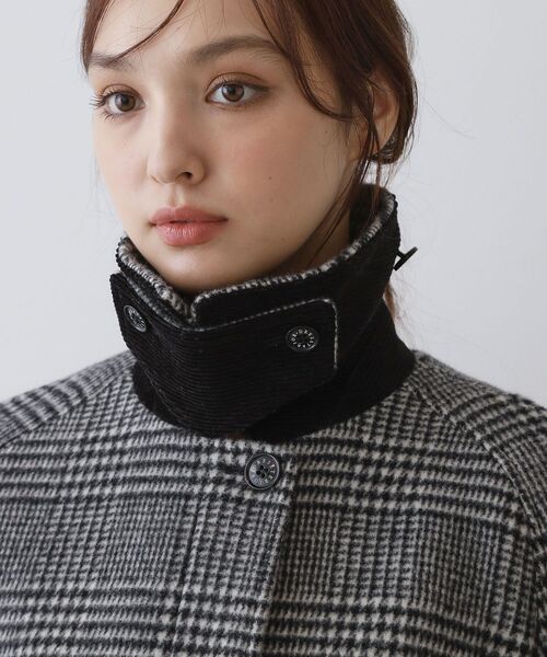 DRESSTERIOR(ドレステリア)の「バルマカンコクーンコート(ステンカラーコート・レディース・ナチュラル/ブラック系1・36)」の15枚目の写真