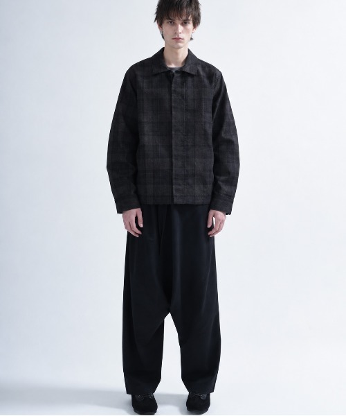ryaw(リャウ)の「【ryaw】Tierage check shirts(シャツ/ブラウス・メンズ・ブラック・3/2)」の3枚目の写真