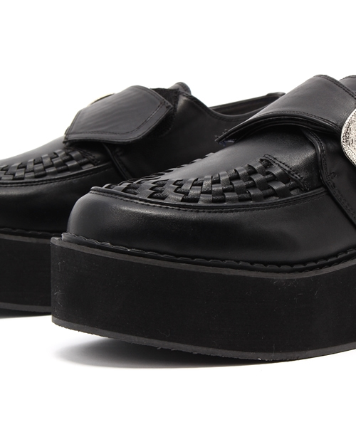 YOSUKE(ヨースケ)の「「YOSUKE/ヨースケ」アツゾコベルティッドスニーカー(スニーカー・レディース・ホワイト/ブラック×ホワイト/ブラック/クリアブラック/ブラック系その他/アニマル/ピンク系その他・L/M/S/LL)」の12枚目の写真