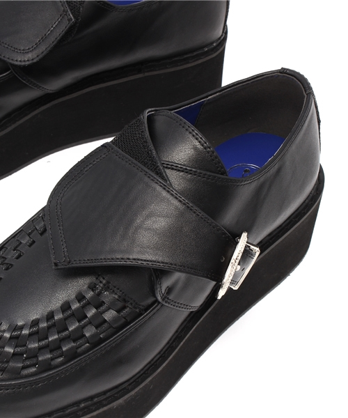 YOSUKE(ヨースケ)の「「YOSUKE/ヨースケ」アツゾコベルティッドスニーカー(スニーカー・レディース・ホワイト/ブラック×ホワイト/ブラック/クリアブラック/ブラック系その他/アニマル/ピンク系その他・L/M/S/LL)」の11枚目の写真