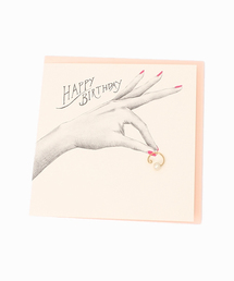 WARMTH | warmth HAPPY BIRTHDAY パールイヤーカフ付き(イヤリング（片耳用）)