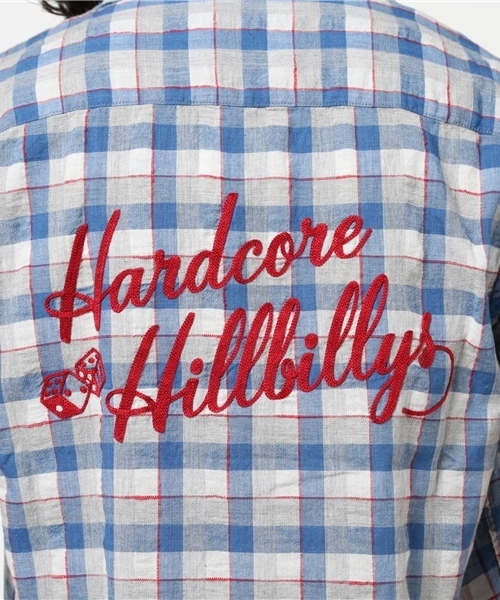 HYSTERIC GLAMOUR（ヒステリックグラマー）の「HILLBILLYS刺繍 半袖オープンカラーSH（シャツ/ブラウス・メンズ・イエロー系その他/レッド系その他・MEDIUM/SMALL/LARGE）」の11枚目の写真