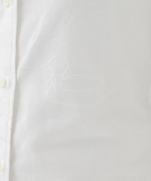 koe×THOM BROWNE（コエトムブラウン）の「[KOE×THOM BROWNE]WOMENS DUCK SHIRTDRESS（シャツワンピース・レディース・ホワイト・MEDIUM/SMALL/LARGE）」の16枚目の写真