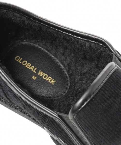 GLOBAL WORK（グローバルワーク）の「ソフトボアスリッポン/727790（スリッポン・メンズ・ブラック/グレー/ネイビー/ベージュ・LARGE/SMALL/MEDIUM）」の5枚目の写真