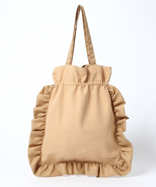 Heather（ヘザー）の「フリルショルダー3　734983 （ショルダーバッグ・レディース・ベージュ系その他/ブラック系その他/キャメル・ONE SIZE/FREE）」の2枚目の写真