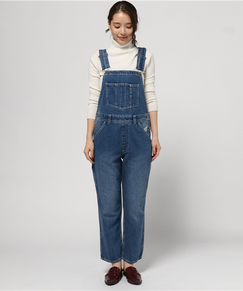 RODEO CROWNS WIDE BOWL（ロデオクラウンズワイドボウル）の「AMERICAN USE サロペット（その他・レディース・ライトブルー/ブルー・MEDIUM/SMALL）」の3枚目の写真