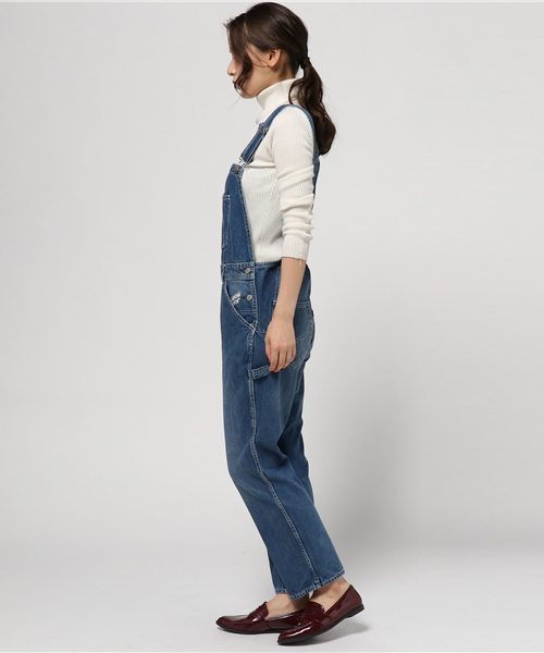 RODEO CROWNS WIDE BOWL（ロデオクラウンズワイドボウル）の「AMERICAN USE サロペット（その他・レディース・ライトブルー/ブルー・MEDIUM/SMALL）」の4枚目の写真