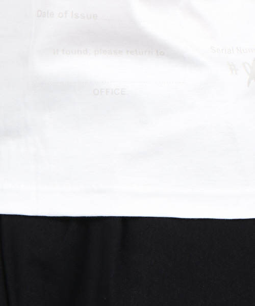 5351 POUR LES HOMMES（ゴーサンゴーイチプールオム）の「シルフィースムースプリントＶネック（Tシャツ/カットソー・メンズ・オフホワイト/カーキ/ブラック・2/3/1）」の13枚目の写真