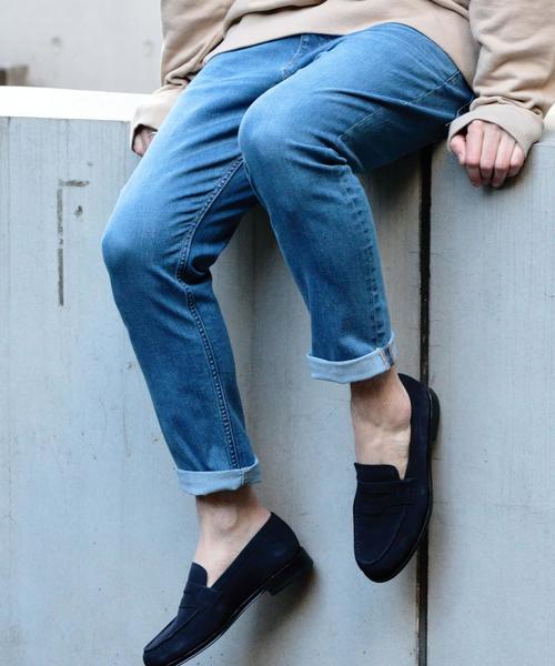 BEAUTY&YOUTH UNITED ARROWS（ビューティーアンドユースユナイテッドアローズ）の「【WEB限定】 by スキニー デニム アンクルパンツ ◆（デニムパンツ・メンズ・ネイビー/コバルトブルー・LARGE/MEDIUM/SMALL）」の3枚目の写真