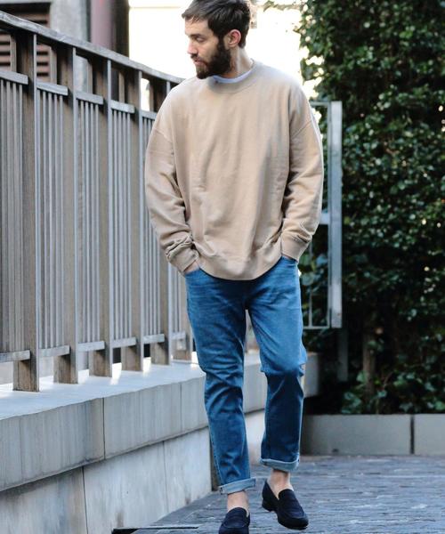 BEAUTY&YOUTH UNITED ARROWS（ビューティーアンドユースユナイテッドアローズ）の「【WEB限定】 by スキニー デニム アンクルパンツ ◆（デニムパンツ・メンズ・ネイビー/コバルトブルー・LARGE/MEDIUM/SMALL）」の4枚目の写真