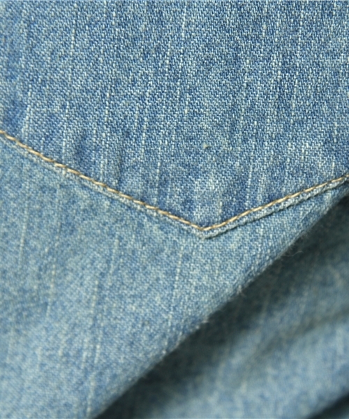 NANO universe（ナノユニバース）の「NU別注デニムウェスタンシャツ（シャツ/ブラウス・レディース・ブルー/ライトブルー・SMALL/MEDIUM）」の8枚目の写真