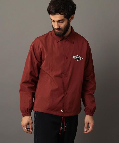 THRASHER(スラッシャー)の「【別注】 <THRASHER> COACH JACKET/コーチジャケット ◆(ブルゾン・メンズ・ワイン/ネイビー・LARGE/SMALL/MEDIUM)」の11枚目の写真