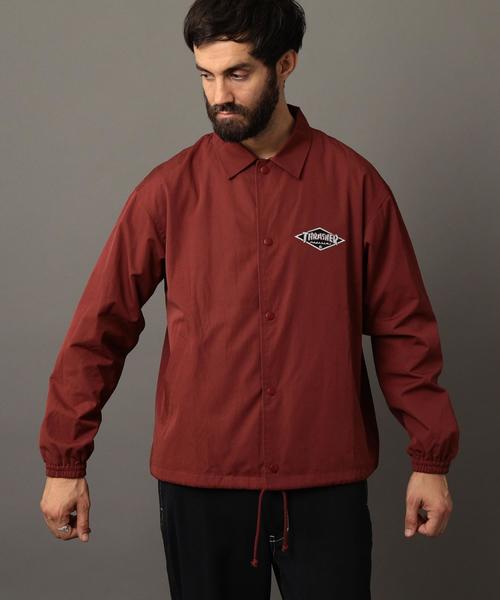 THRASHER(スラッシャー)の「【別注】 <THRASHER> COACH JACKET/コーチジャケット ◆(ブルゾン・メンズ・ワイン/ネイビー・LARGE/SMALL/MEDIUM)」の12枚目の写真