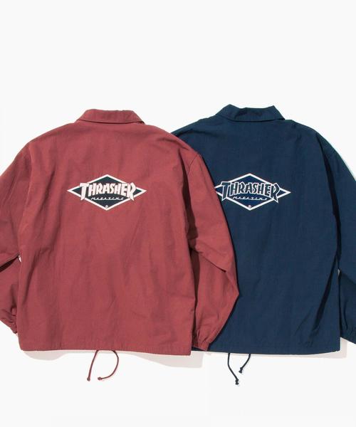 THRASHER(スラッシャー)の「【別注】 <THRASHER> COACH JACKET/コーチジャケット ◆(ブルゾン・メンズ・ワイン/ネイビー・LARGE/SMALL/MEDIUM)」の18枚目の写真