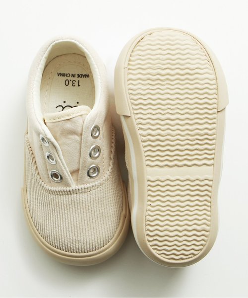 apres les cours（アプレレクール）の「ベビー異素材切替シューズ（スニーカー・キッズ・ブラック/カーキ/キナリ/ブラウン・15 /13/14）」の18枚目の写真