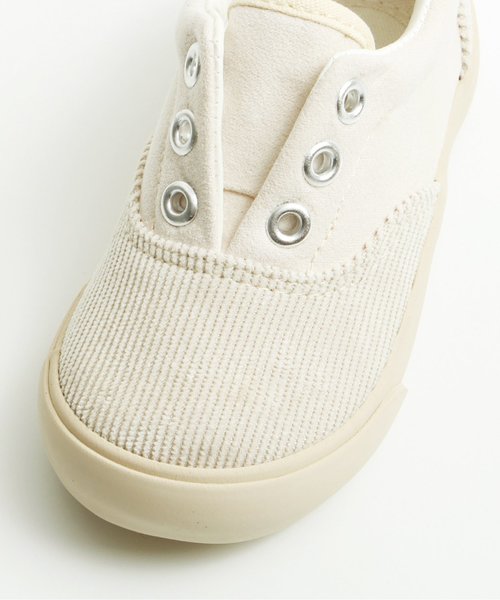 apres les cours（アプレレクール）の「ベビー異素材切替シューズ（スニーカー・キッズ・ブラック/カーキ/キナリ/ブラウン・15 /13/14）」の14枚目の写真