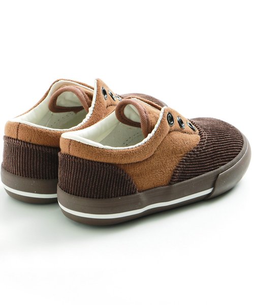 apres les cours（アプレレクール）の「ベビー異素材切替シューズ（スニーカー・キッズ・ブラック/カーキ/キナリ/ブラウン・15 /13/14）」の15枚目の写真