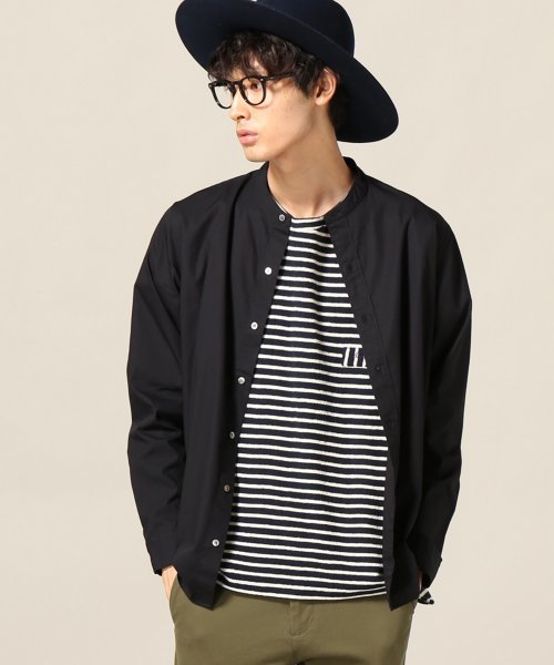 417 EDIFICE（フォーワンセブンエディフィス）の「◇ブロードバンドカラーシャツ（シャツ/ブラウス・メンズ・ブラック/ホワイト/ネイビー・SMALL/LARGE/MEDIUM）」の14枚目の写真