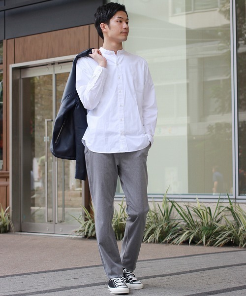 417 EDIFICE（フォーワンセブンエディフィス）の「◇ブロードバンドカラーシャツ（シャツ/ブラウス・メンズ・ブラック/ホワイト/ネイビー・SMALL/LARGE/MEDIUM）」の18枚目の写真