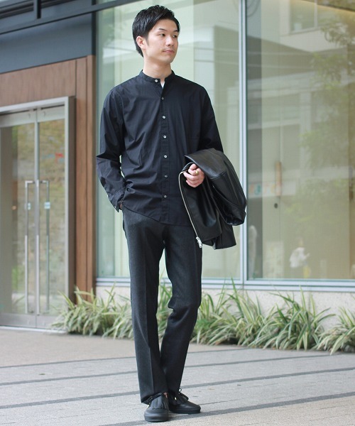 417 EDIFICE（フォーワンセブンエディフィス）の「◇ブロードバンドカラーシャツ（シャツ/ブラウス・メンズ・ブラック/ホワイト/ネイビー・SMALL/LARGE/MEDIUM）」の17枚目の写真