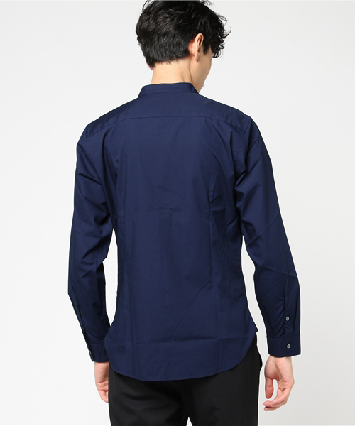 417 EDIFICE（フォーワンセブンエディフィス）の「◇ブロードバンドカラーシャツ（シャツ/ブラウス・メンズ・ブラック/ホワイト/ネイビー・SMALL/LARGE/MEDIUM）」の8枚目の写真