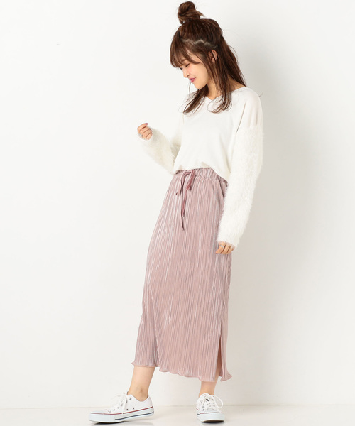 archives（アルシーヴ）の「袖ファープルオーバー（ニット/セーター・レディース・オフホワイト/パープル/グレー/ブラック/ラベンダー・MEDIUM）」の14枚目の写真