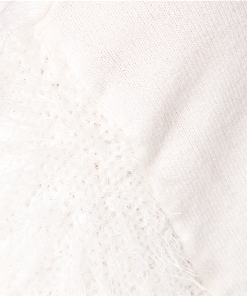 archives（アルシーヴ）の「袖ファープルオーバー（ニット/セーター・レディース・オフホワイト/パープル/グレー/ブラック/ラベンダー・MEDIUM）」の6枚目の写真