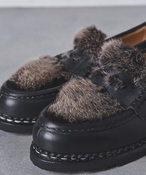 Paraboot(パラブーツ)の「<Paraboot(パラブーツ)>ORSAY シューズ ◆(ローファー・レディース・ブラック・24.5cm/22.5cm/23.5cm/23cm/24cm/25cm)」の2枚目の写真