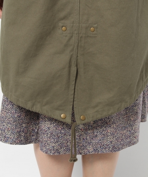 laboratory work(ラボラトリーワーク)の「ラクーンファー付きモッズコート(モッズコート・レディース・カーキ・MEDIUM)」の18枚目の写真