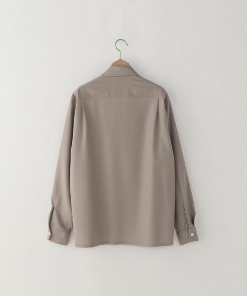 Steven Alan（スティーブンアラン）の「＜Steven Alan＞ WL SXNY OPEN COLLAR SHIRT/ｼｬﾂ（シャツ/ブラウス・メンズ・ダークブラウン/オレンジ系その他/ナチュラル・X-LARGE/MEDIUM/SMALL/LARGE）」の14枚目の写真