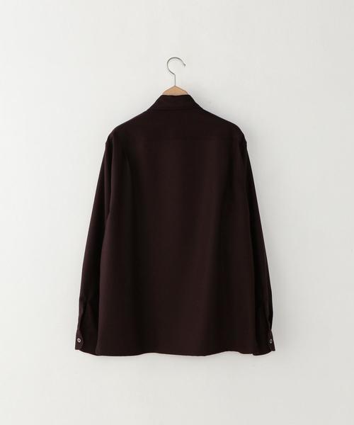 Steven Alan（スティーブンアラン）の「＜Steven Alan＞ WL SXNY OPEN COLLAR SHIRT/ｼｬﾂ（シャツ/ブラウス・メンズ・ダークブラウン/オレンジ系その他/ナチュラル・X-LARGE/MEDIUM/SMALL/LARGE）」の5枚目の写真