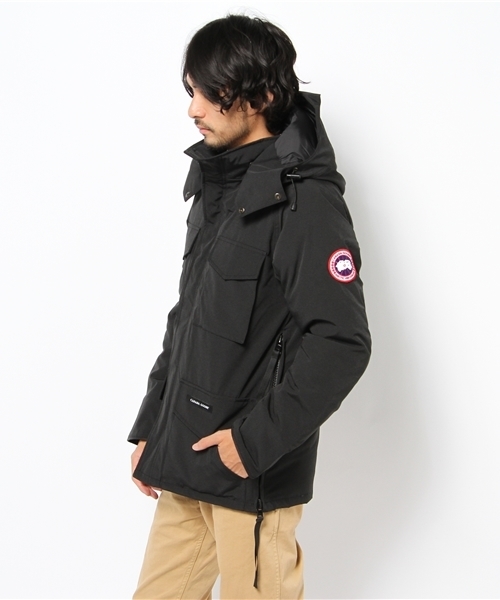 CIAOPANIC（チャオパニック）の「【CANADA GOOSE】KAMLOOPS（ダウンジャケット/コート・メンズ・ブラック・SMALL/MEDIUM）」の2枚目の写真