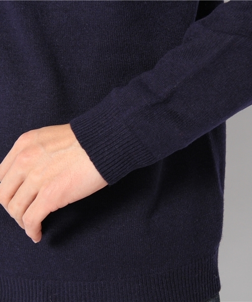 NANO universe（ナノユニバース）の「エアーヤーン Vネックニット（ニット/セーター・メンズ・ネイビー/ライトグレー/チャコール/ブラック/ブルー/エンジ/レッド/オレンジ/ピンク・SMALL/MEDIUM/LARGE）」の14枚目の写真